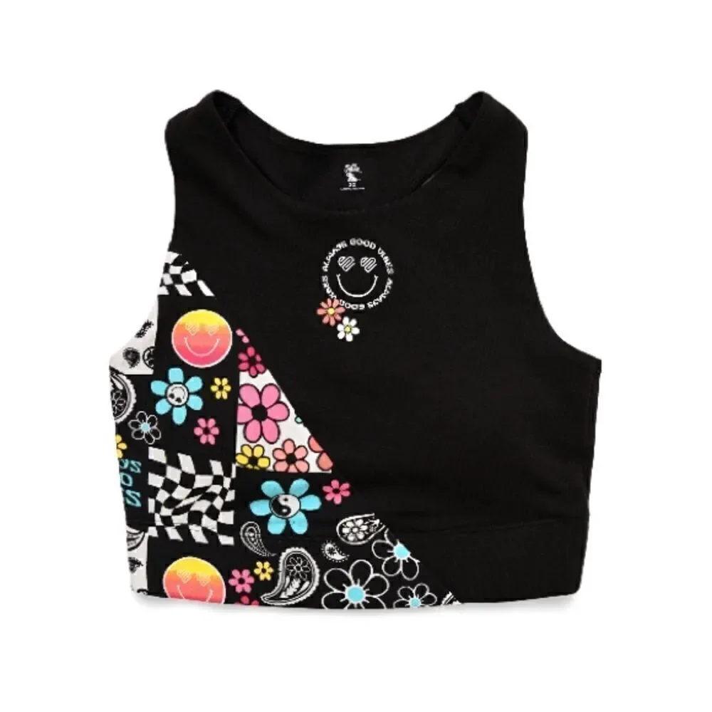 Girls Justice Logo Active Racerback Sports Bra 2-Pack Size 34
